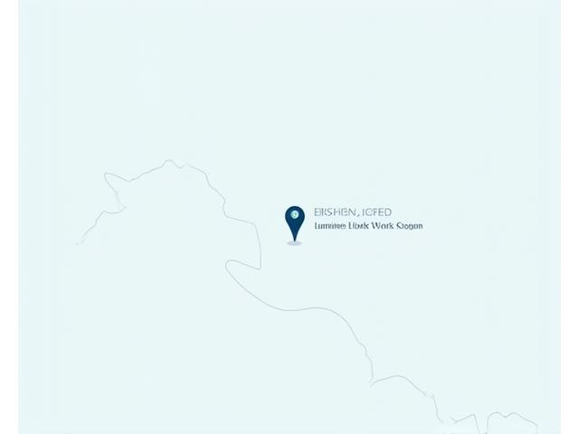 Map showing Lumiere Lensworks office location in Portland, Oregon.